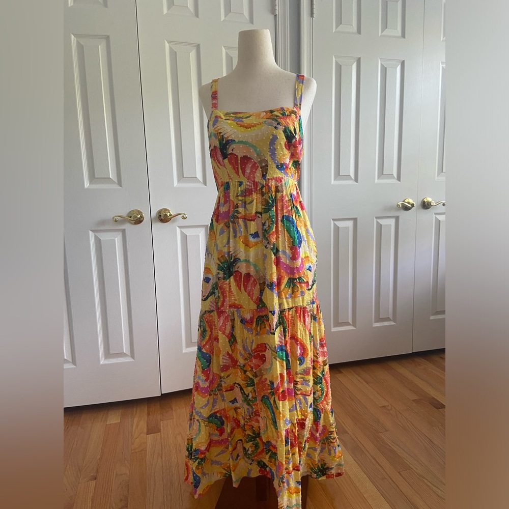 Farm Rio x Anthropologie - Multi-colored fun sundress.